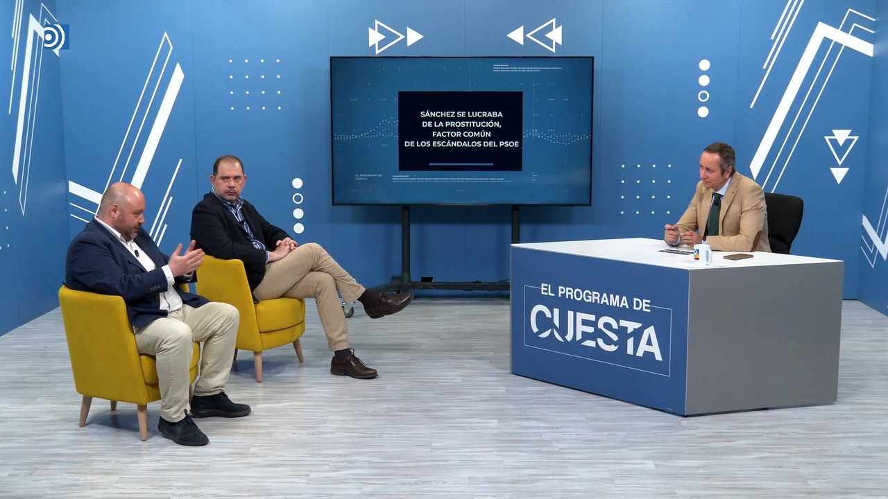 Sánchez se lucraba de la prostitución, factor común, de los escándalos del PSOE