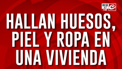 Macabro: hallan huesos, piel y restos humanos desperdigados en una vivienda