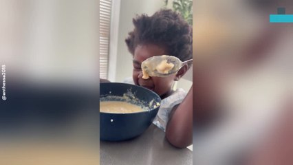 Sassy Daughter Demands Mum Close Her Eyes During Prayer