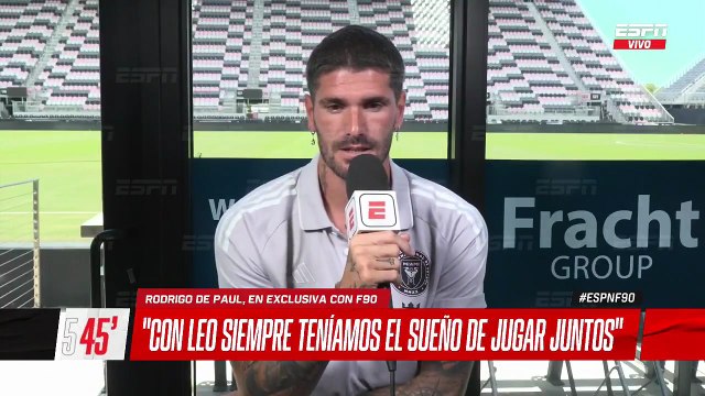 Rodrigo De Paul reveló la influencia que tuvo Messi en su llegada a Inter Miami