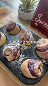 Yummiest Blueberry Rolls #cooking #food #fyp #asmr #recipe #viral