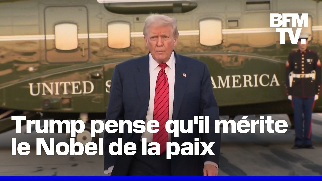 L'obsession de Donald Trump pour le prix Nobel de la paix