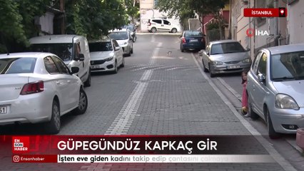 İstanbul'da güpegündüz kapkaç girişimi