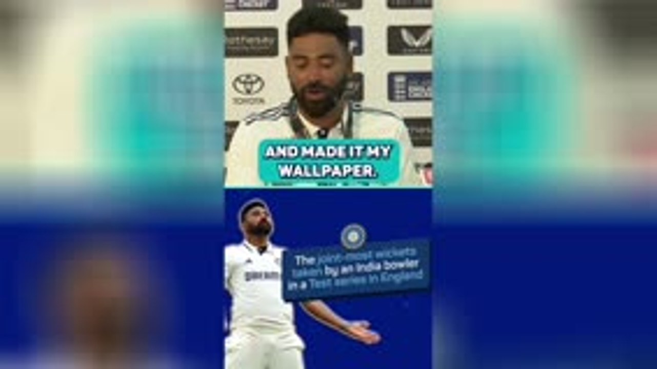 How Siraj channelled his inner Ronaldo to beat England