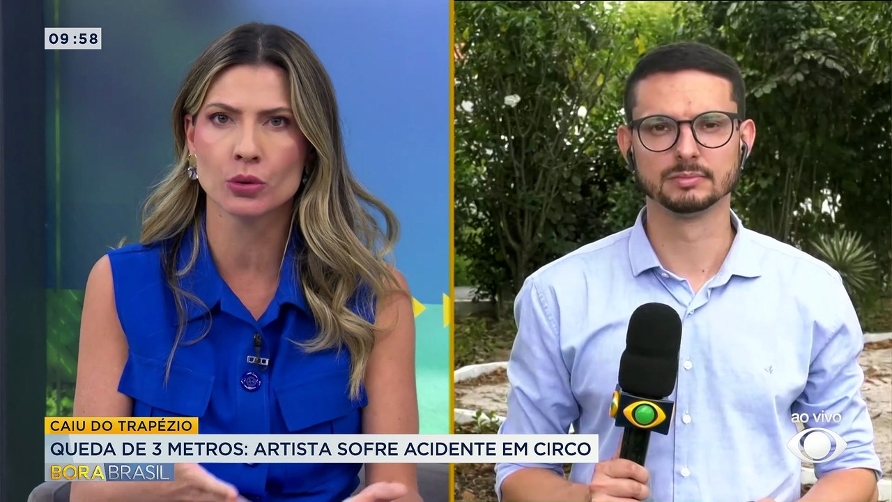Queda de três metros: artista sofre acidente em circo