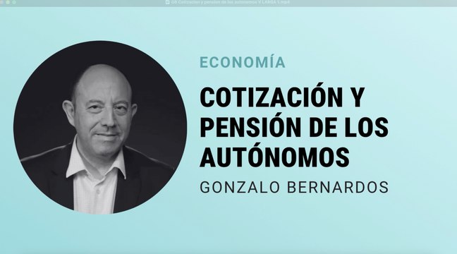 Gonzalo Bernardos - Cotización y pensión de los autónomos (Versión Larga)
