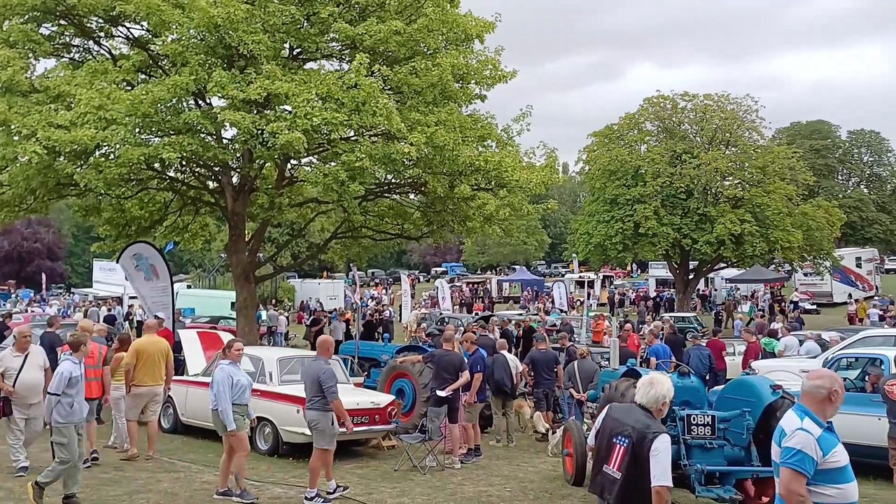 Picture special: All the best bits as classic cars line Rushden's Hall Park