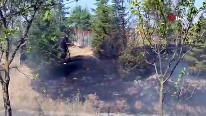 Kırklareli’nde çıkan yangın söndürüldü: Ulaşıma kapanan otoyol açıldı