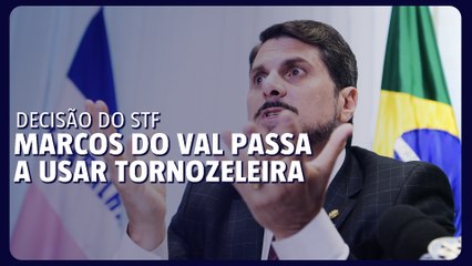 Marcos do Val agora usa tornozeleira eletrônica por ordem de Moraes