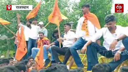 छात्र संघ चुनाव की मांग को लेकर ABVP और NSUI का प्रदर्शन, पुलिस ने खदेड़ा