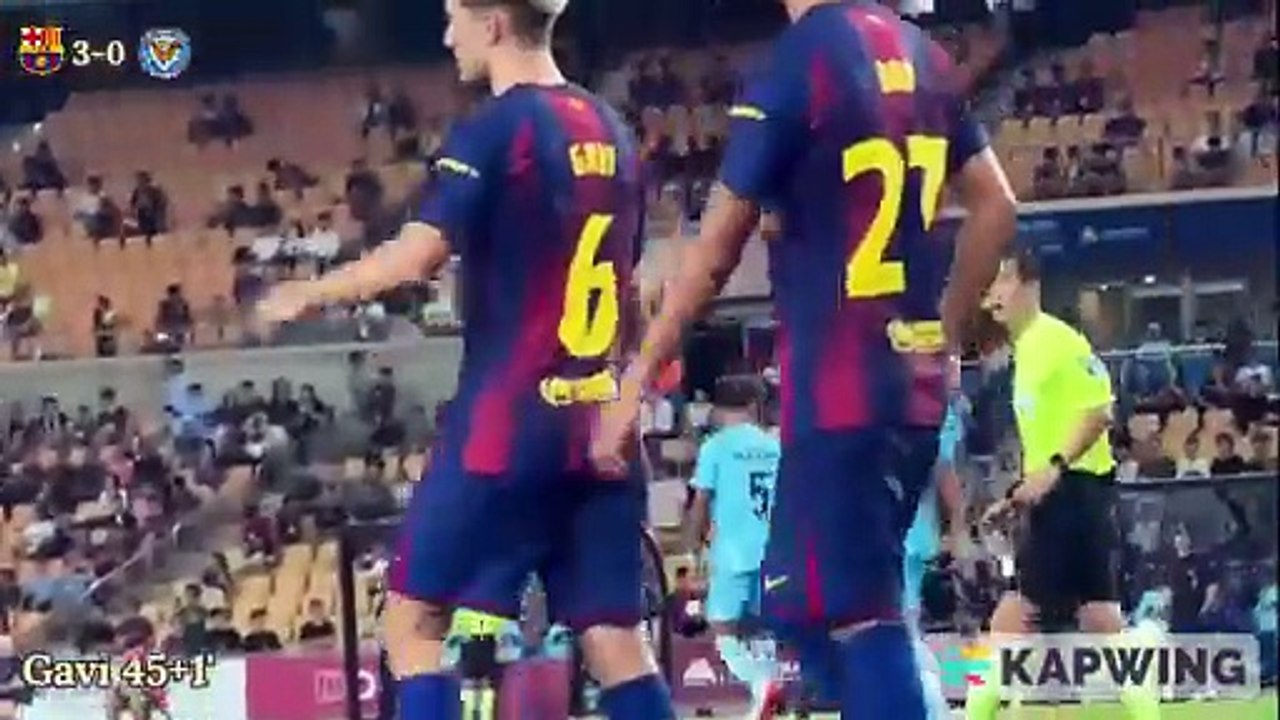 ملخص مباراة برشلونه و دايجـو 5-0 اليوم | اهداف مباراة برشلونه ودايجـو اليوم | ملخص برشلونه اليوم