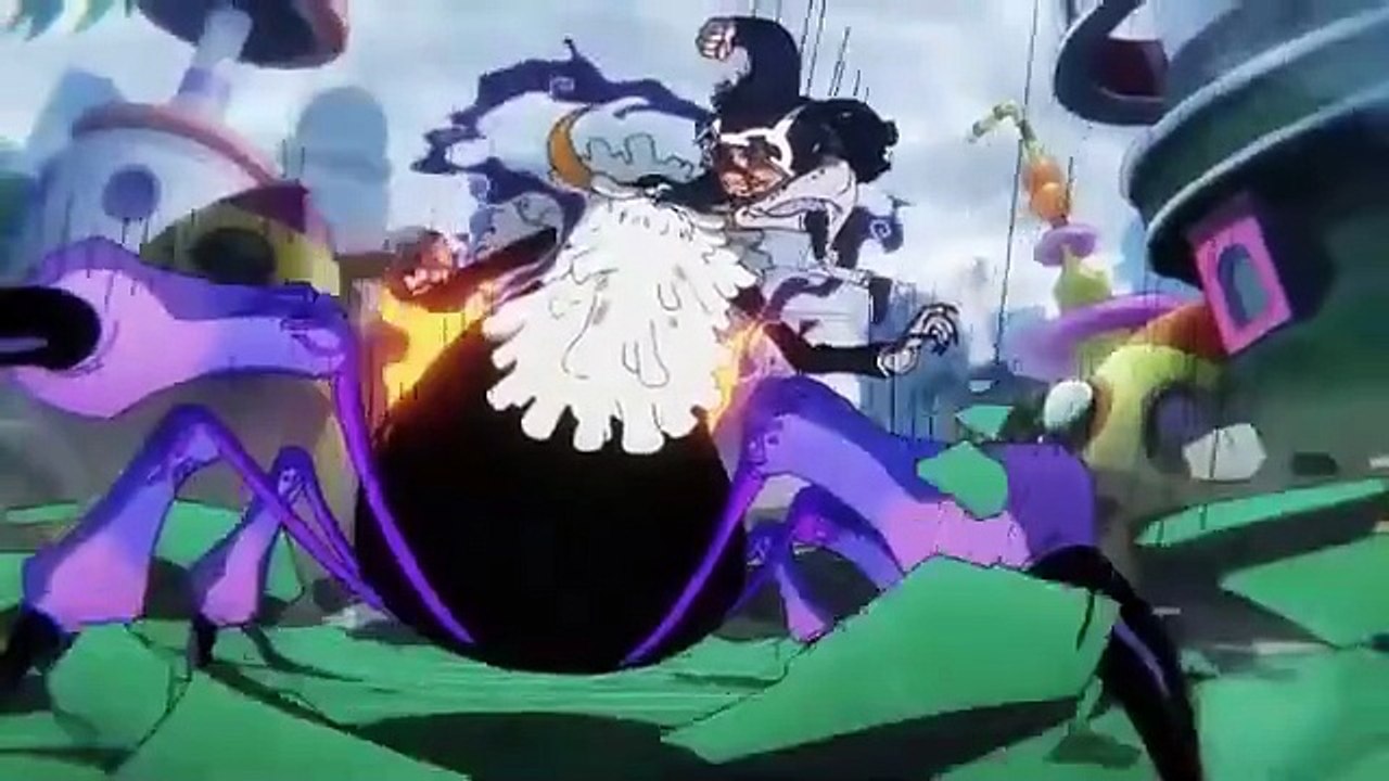 One Piece 1138 ~ Jaygarcia Saturn Unleashes His Immortal and Regenerative Powers. Kuma Hugs Bonney