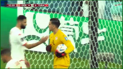Denmark VS Tunisia highlights FIFA World Cup Qatar 2022