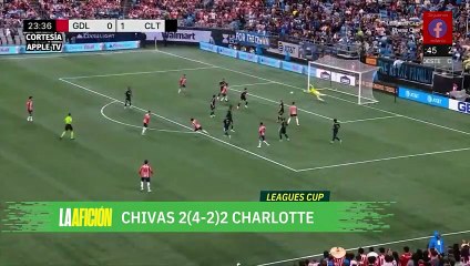 Chivas se queda con el punto extra ante Charlotte en la Leagues Cup
