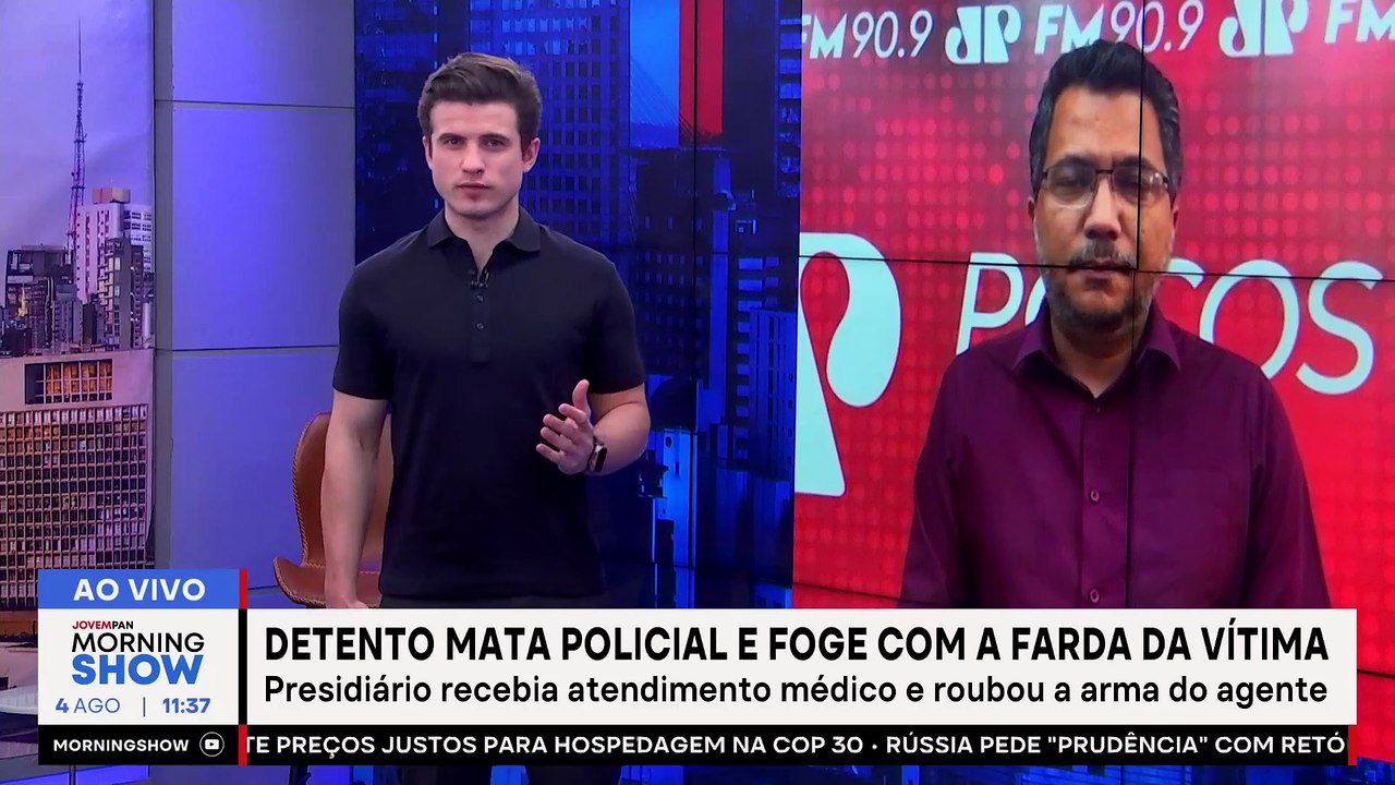 DETENTO é suspeito de matar POLICIAL e tentar FUGIR com a FARDA