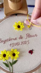 Tutoriel de broderie: les tournesols