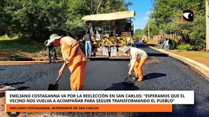 Emiliano Costaganna va por la reelección en San Carlos
