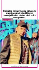 Jamah 7 biji durian seorang diri, Dino Nico diserang strok. Sebelah kanan badan lemah