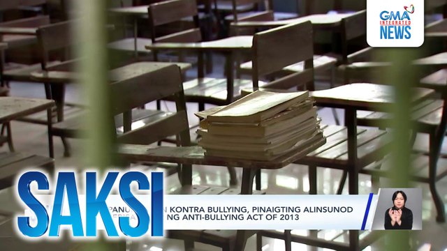 Mga panuntunan kontra bullying, pinaigting alinsunod sa nirebisang IRR ng Anti-bullying Act of 2013 | Saksi