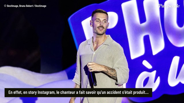 Les vacances de M. Pokora dans le Sud de la France tournent mal : l'un de ses fils finit le bras dans le plâtre