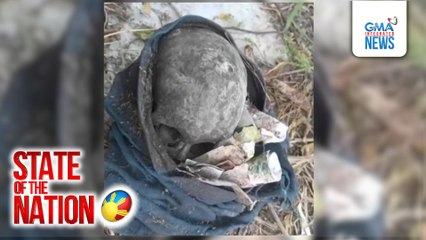 Bungo ng tao na may kasamang mga karayom at litratong may mga pangalan umano sa likod, natagpuan sa bakanteng lote | SONA