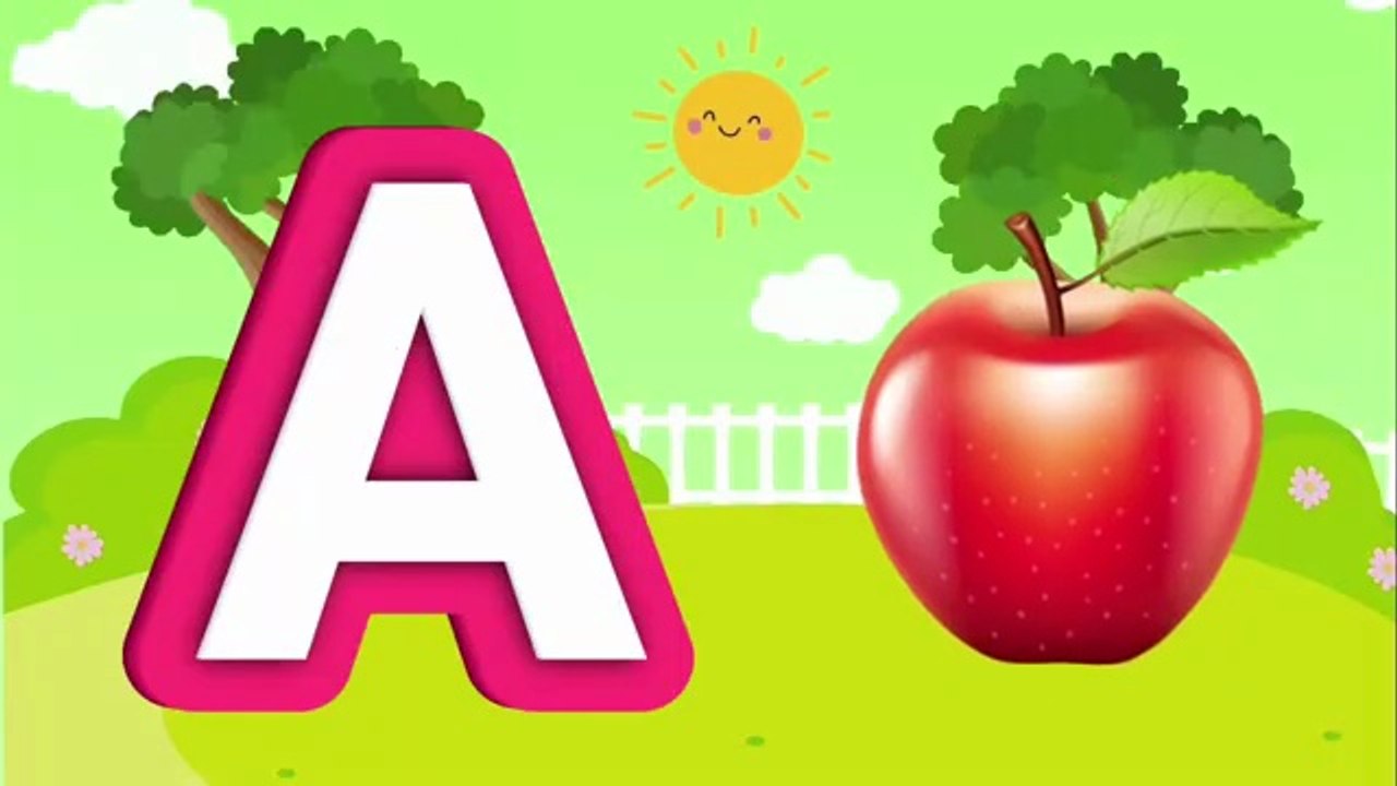 ABC Phonics Song with TWO Words - A For Apple - ABC Alphabet Songs with ...