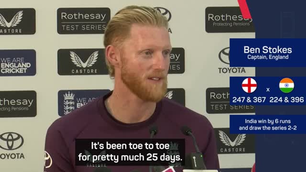 Stokes disappointed and frustrated after losing epic final Test