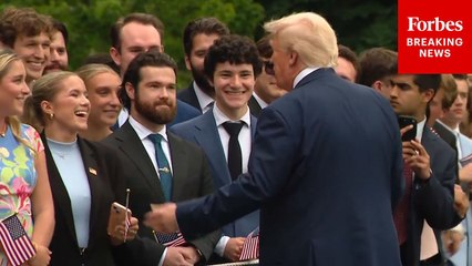 President Trump Works Ropeline At The White House Before Heading To Bedminster, New Jersey