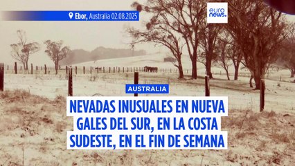 La zona metropolitana del sudeste de Australia recibe un récord de nevadas