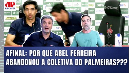 "EU VOU FALAR!!! O Abel teve ESSE SURTO e ABANDONOU A COLETIVA porque..." Palmeiras GERA DEBATE!