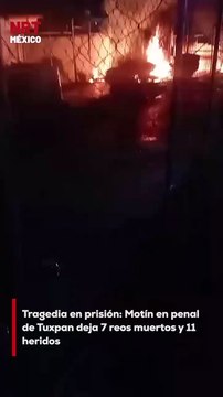 Siete reos mur1eron y once personas resultaron h3ridas tras un motín en el penal de Tuxpan, Veracruz. El conflicto se habría originado por denuncias contra el grupo criminal “Sombra” por extorsiones y abusos dentro del penal.
