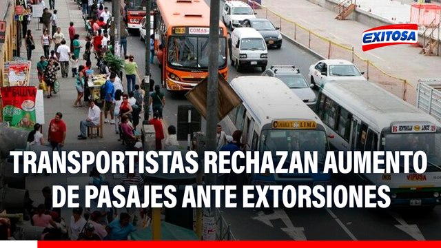 Coordinadora de Transporte de Lima y Callao rechaza aumento del pasaje ante extorsiones: Estaría siendo intermediario