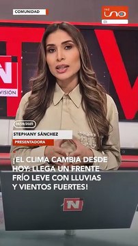 🌪️ Frente frío llega con lluvias, frío leve y vientos del sur que podrían superar los 50 km/h