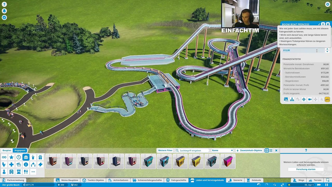 Planet Coaster Kampagne - Prinzessinnenpark