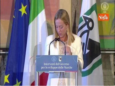 Marche, Meloni: Risolvere deficit infrastrutturale, paradosso che sia centrale ma non raggiungibile