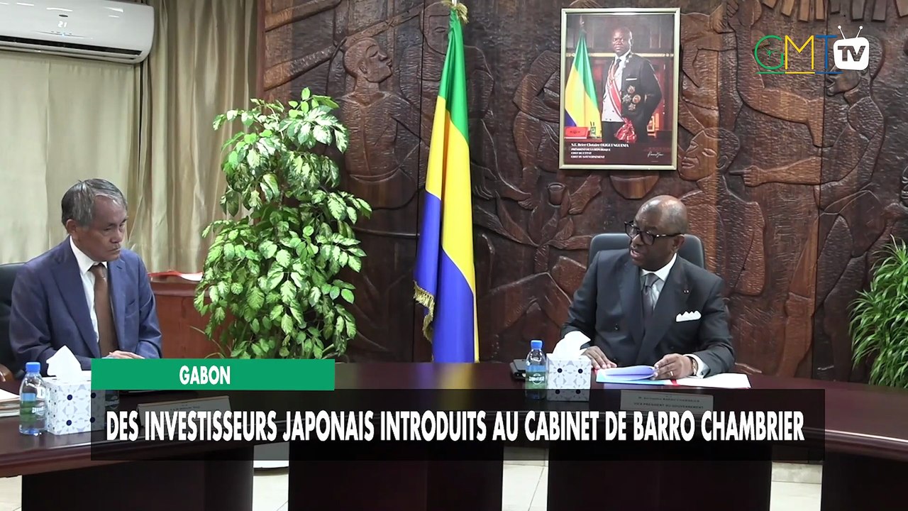 [#Reportage] Gabon : des investisseurs japonais introduits au cabinet de Barro Chambrier