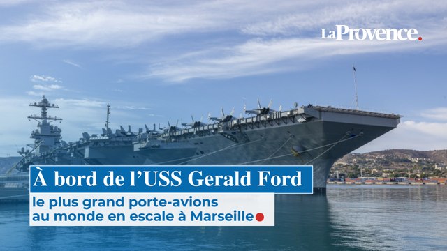 À bord de l'USS Gerald Ford, le plus grand porte-avions du monde