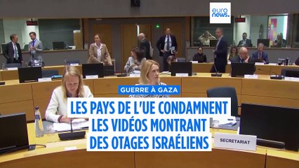 Les dirigeants occidentaux condamnent les vidéos d'otages décharnés diffusées par le Hamas