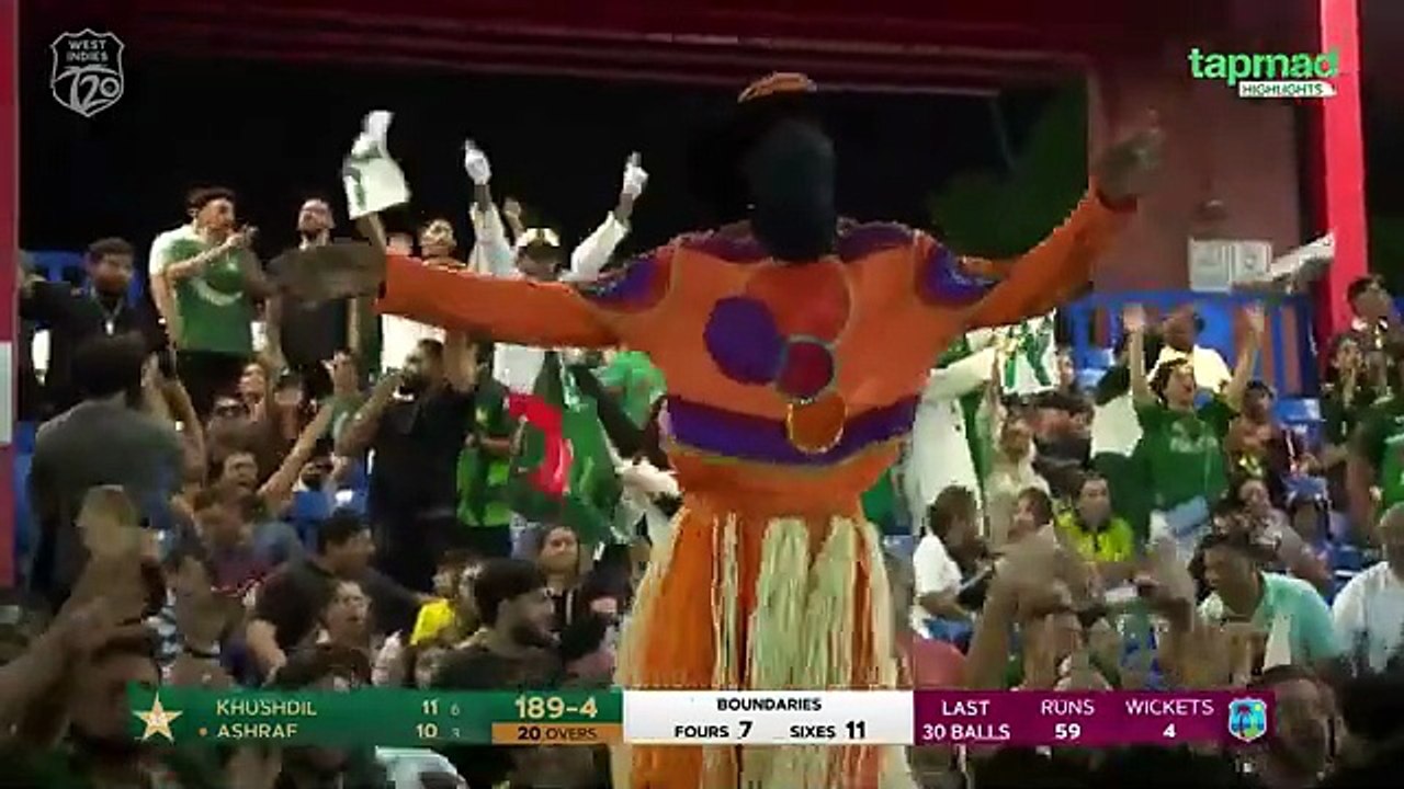 West Indies vs Pakistan  3rd T20  Full Match Highlights