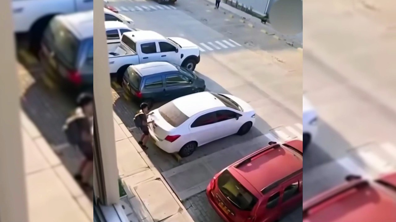 “Me lave”? Que nada! Jovem desenha Vegetto no vidro sujo de carro e viraliza nas redes sociais