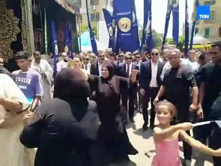 الطبل البلدي والزعاريد أمام لجان المنوفية
