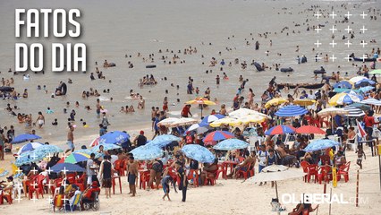 Agosto começa com praias cheias e clima de despedida do verão na ilha de Outeiro