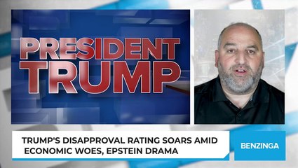 Trump's Disapproval Rating Soars Amid Economic Woes, Epstein Drama