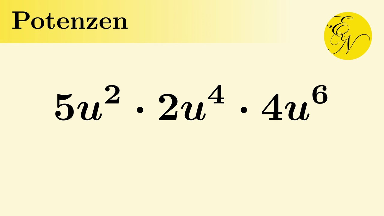 Potenzen mit gleicher Basis multiplizieren