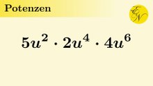 Potenzen mit gleicher Basis multiplizieren