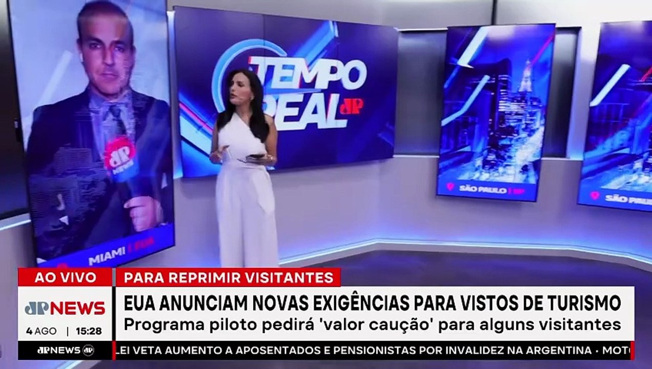 Viajar pros EUA vai ficar mais difícil com novas taxas de Trump? Entenda as mudanças | TEMPO REAL