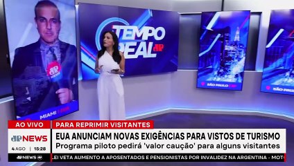 Viajar pros EUA vai ficar mais difícil com novas taxas de Trump? Entenda as mudanças | TEMPO REAL