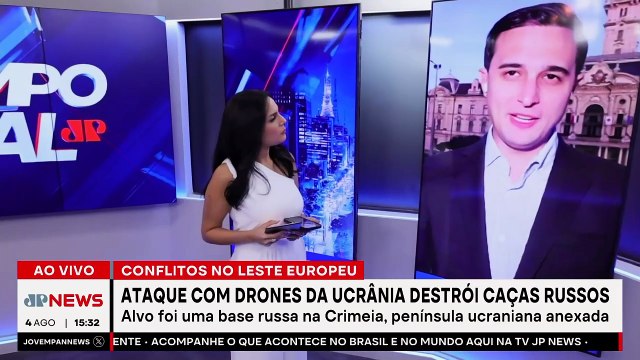 Guerra na Europa: Ataques com drones da Ucrânia destrói caças russos | TEMPO REAL