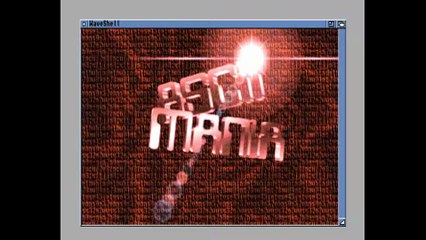 Amiga Demo AGA ASCII Mania by Waveriders (1995)