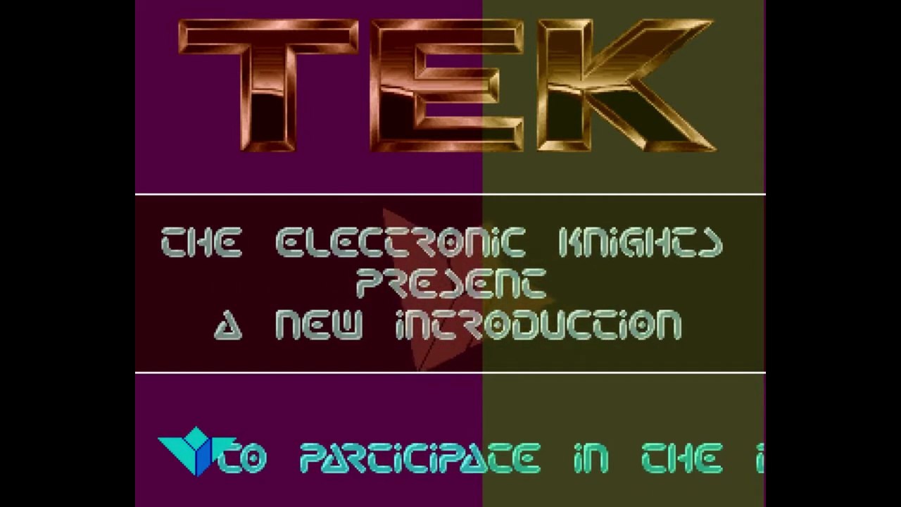 Amiga Intro 40K Nearer My God To Thee by The Electronic Knights (1992)